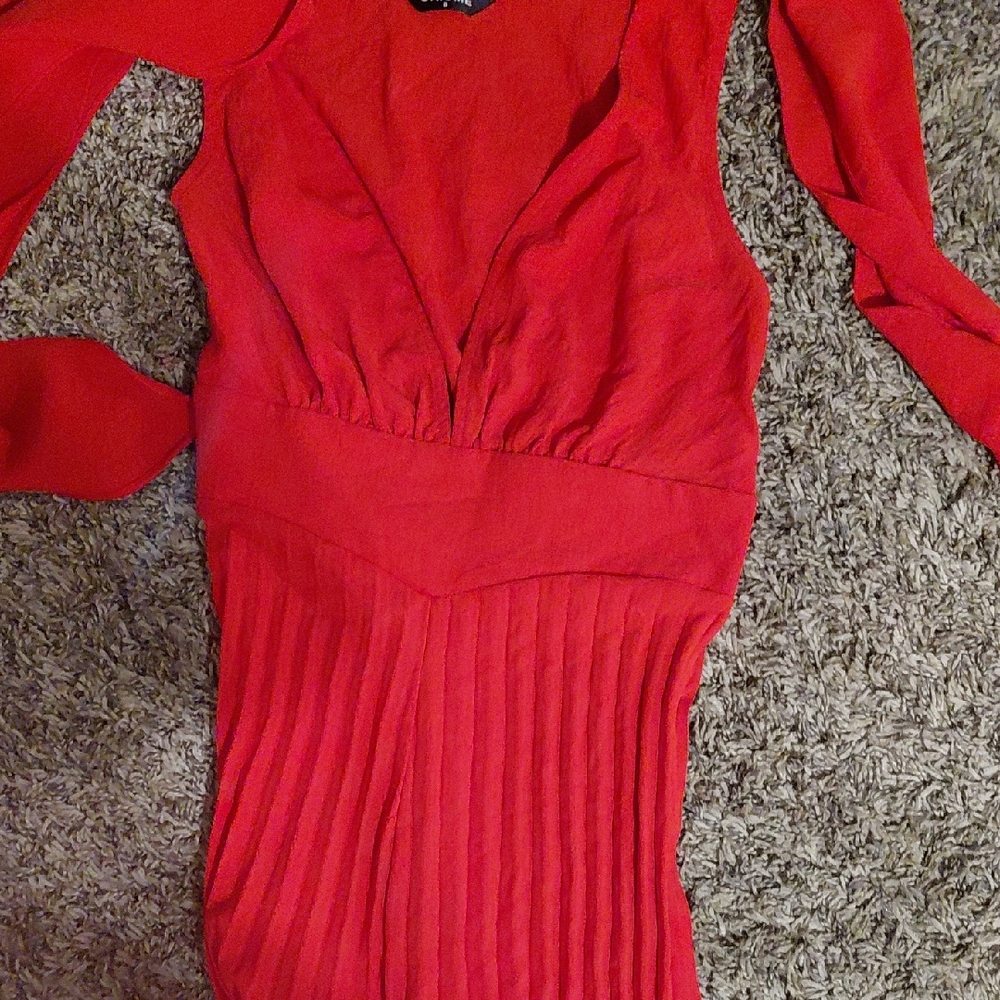 Chic Red Women's Pantsuit